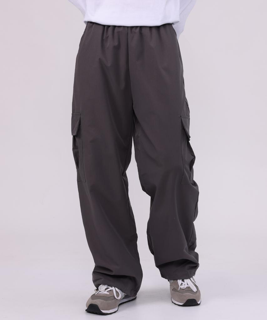 NP STUDIO [2Pack] Nylon String Wide Cargo Pants 3 Colors