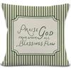 Christian Throw Pillow Covers, Christian Home Decor, Religious Bible Verse Scripture Decorative Pillowcases Cushion Cases for Home Bedroom Living