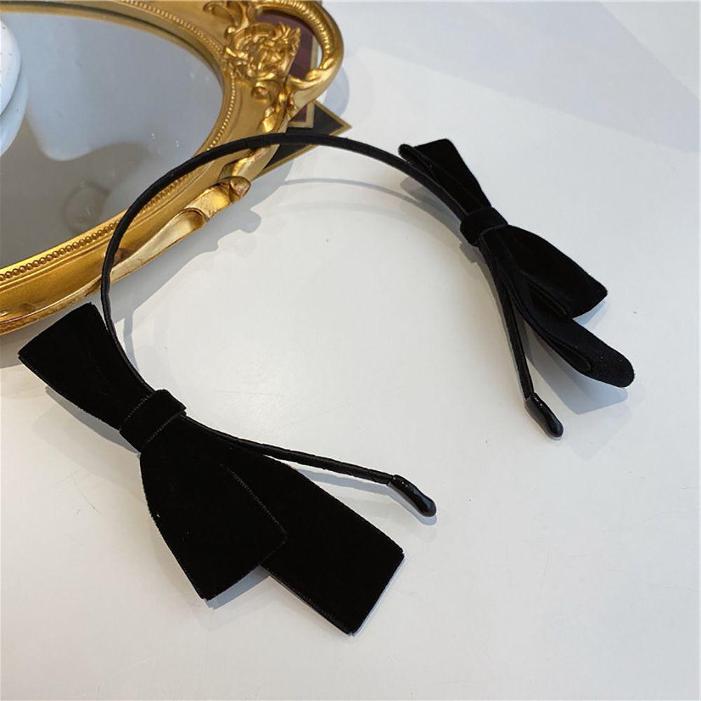 Hairband Girls Wash Face Headdress Women Hair Accessories Velvet Bow Headband Hair Bands Hair Hoop