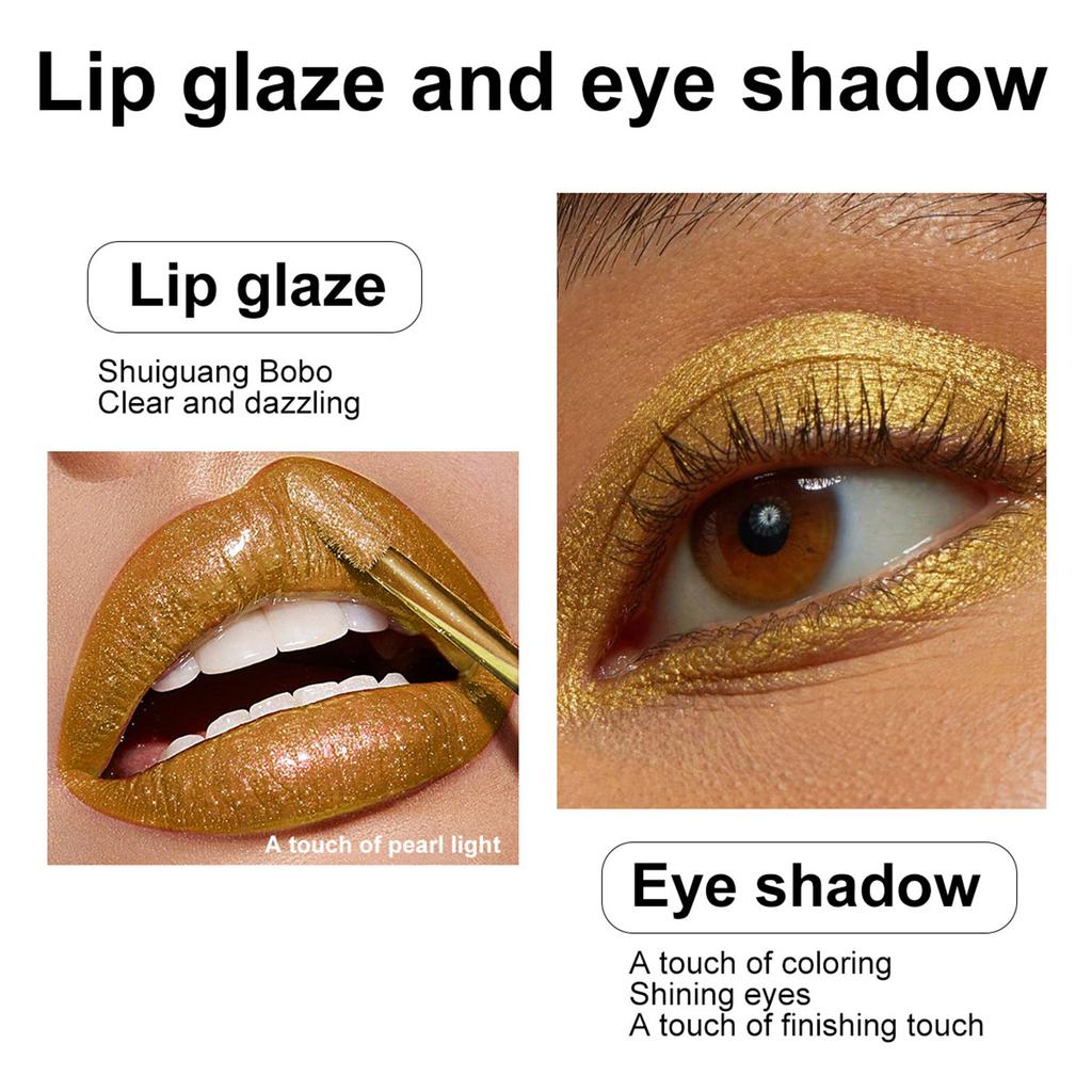 1Pc Long Lasting Waterproof Liquid Lipstick High Pigment Glitter Lip Gloss Non Stick Cup Smudge Proof Intense Color Lip Makeup for Women Girls