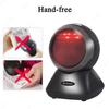 Desktop QR Code Scanner Hands-Free USB Wired Barcode Reader Platform Automatic Scanning Bar Code Scanner 1D 2D Table Bar Reader