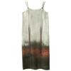 Sancai New Chinese Style Gradient Ombre Camisole Dress