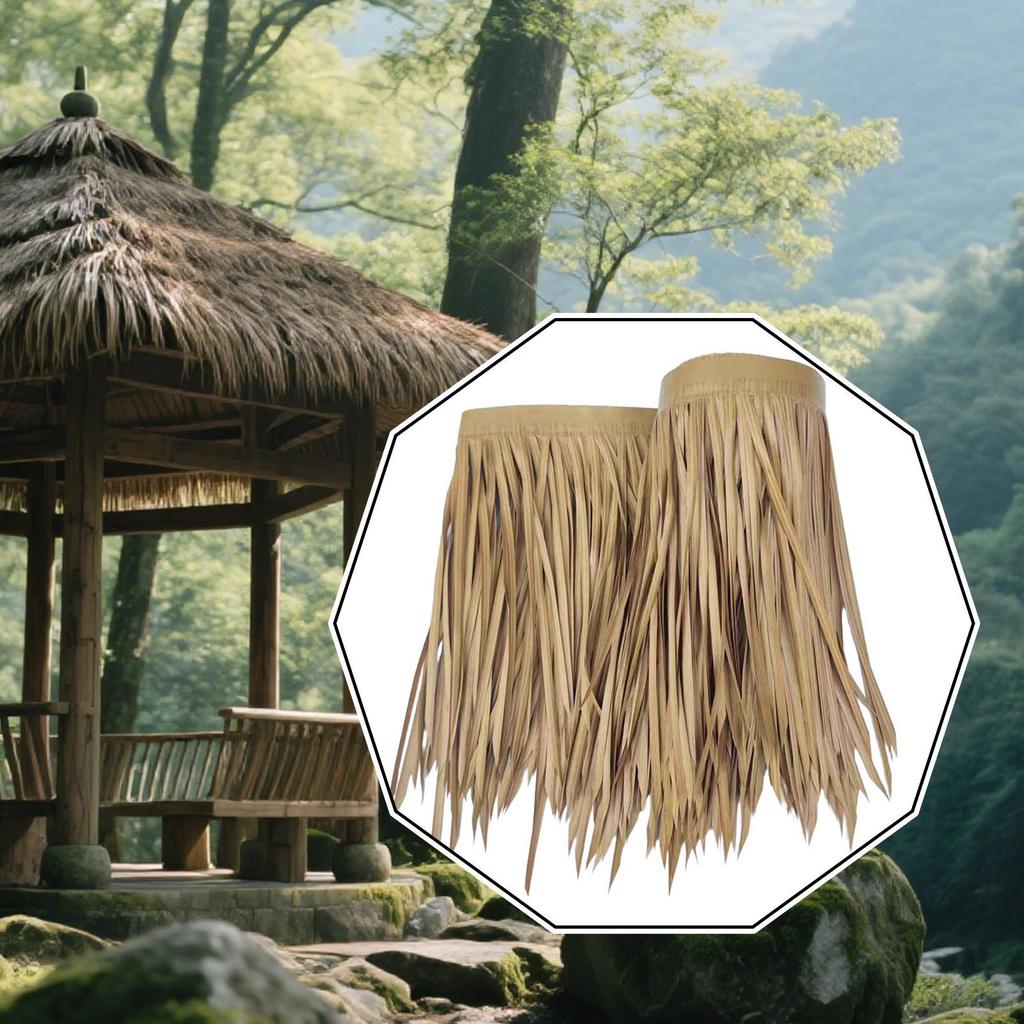 Artificial Palm Roof Accessories, Realistic Bar Grass, Grass Base Roof, Roll for
