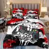 3D Gamepad Bedding Set Microfiber Quilt Cover Three-Piece Set