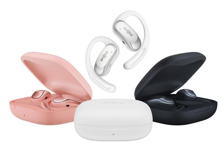 Shokz openfit air wireless headphones white