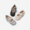 Youth style shoes Girls Princess Style Open-Toe Roman Sandals Wear PU Upper With Rubber Sole Magic Tape