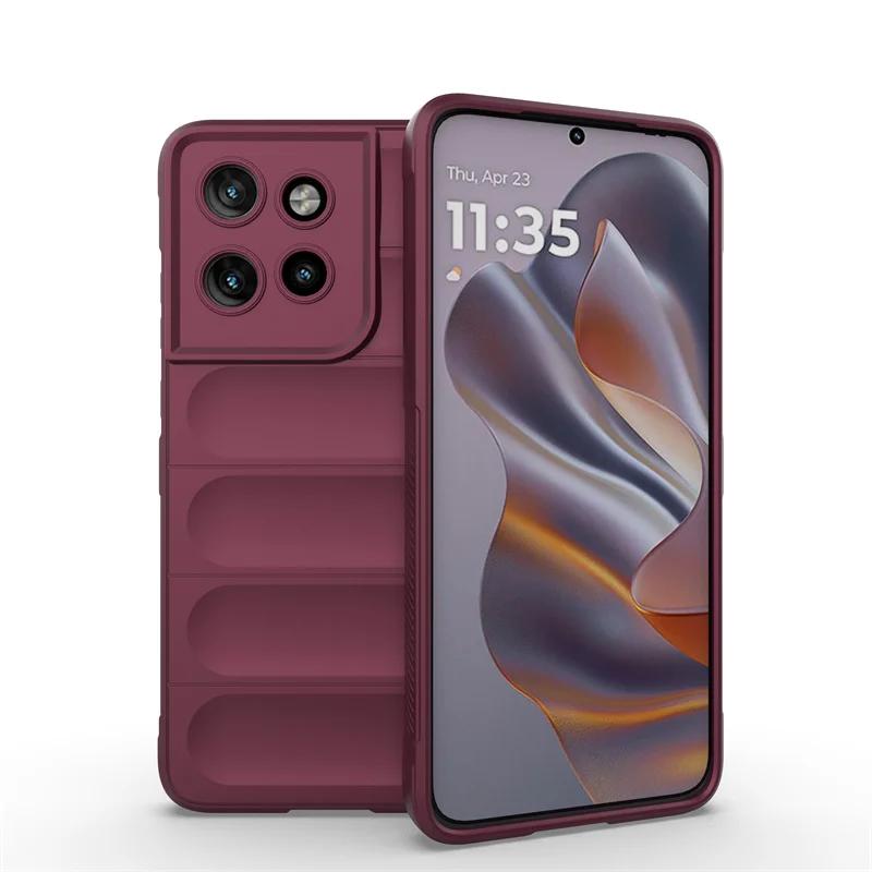 Силиконовый чехол с ощущением мягкой кожи для Motorola Edge 50 Neo Защитная накладка для Moto Edge 50 Pro Fusion Edge 40 Fundas Coque