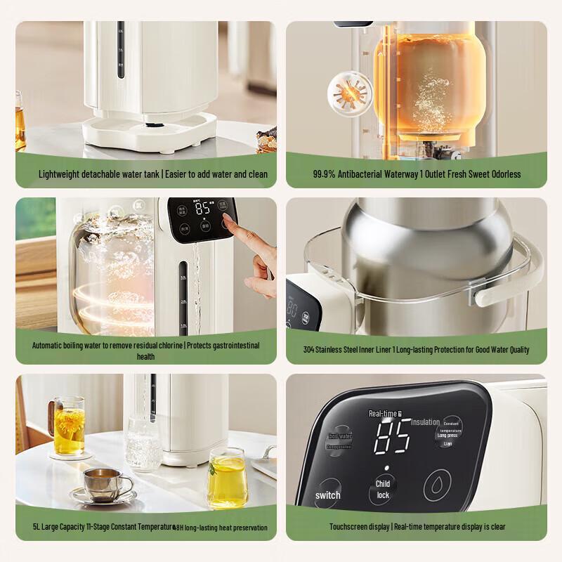 Midea 5L Smart Tabletop Electric Hot Water Dispenser CN plug (adapter included)