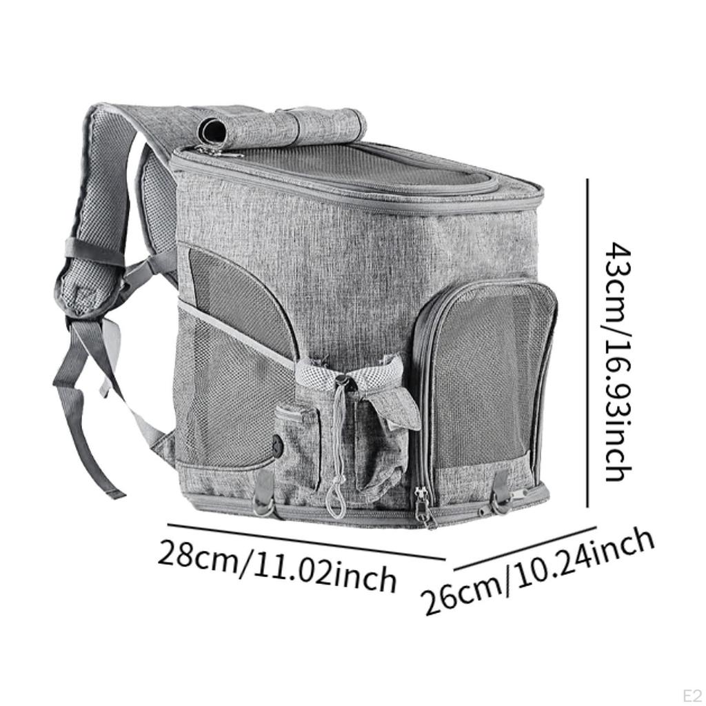 Сетчатый рюкзак для домашних животных, сумка для переноски, дышащая, мягкая, для путешествий и походов