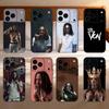 Крутой рэпер K-King Von Чехол для телефона для iPhone 17,16,15,14,13,12,11 Plus,Pro,Max,Mini Силиконовый черный Мягкая обложка