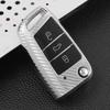 Carbon Fiber Key Fob Cover for 2017-18 Volkswagen Passat