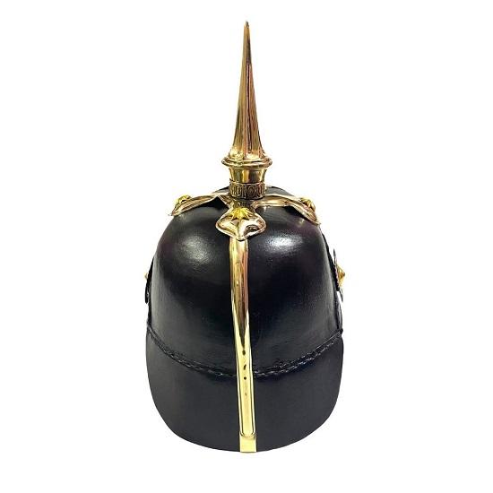 German Pickelhaube Helmet Prussian Leather Helmet Spiked Officer Helmet Hat Best For Gift