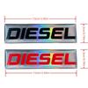 2 Diesel Badges | Self-Adhesive Decorative Stickers, Multiple Colors Available, Multi-Angle Color Changing, ABS Resin Material, High Adhesion,