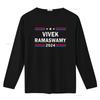Vote Vivek Ramaswamy 2024 USA Election Campaign T Shirt Stylish Design with Patriotic Colors vintage Washed Unisex Breathable