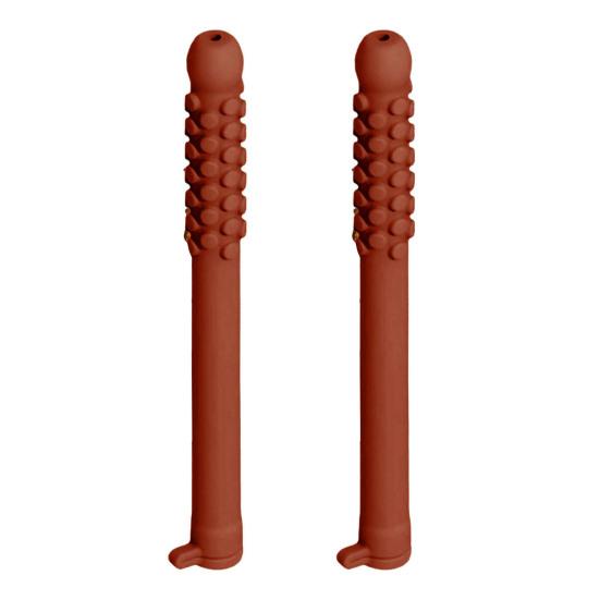 1/2Pcs Chewable Essential Oil Breath Stick Stress Anxiety Relief Fruit Flavors Concentration Improving Reusable Kids Adults Silicone Chew Stick