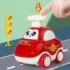 Press Go Cartoon Inertia Car Toy Durable, Crash-Resistant, Fun Novelty Vehicle for Youngsters Assorted Colors