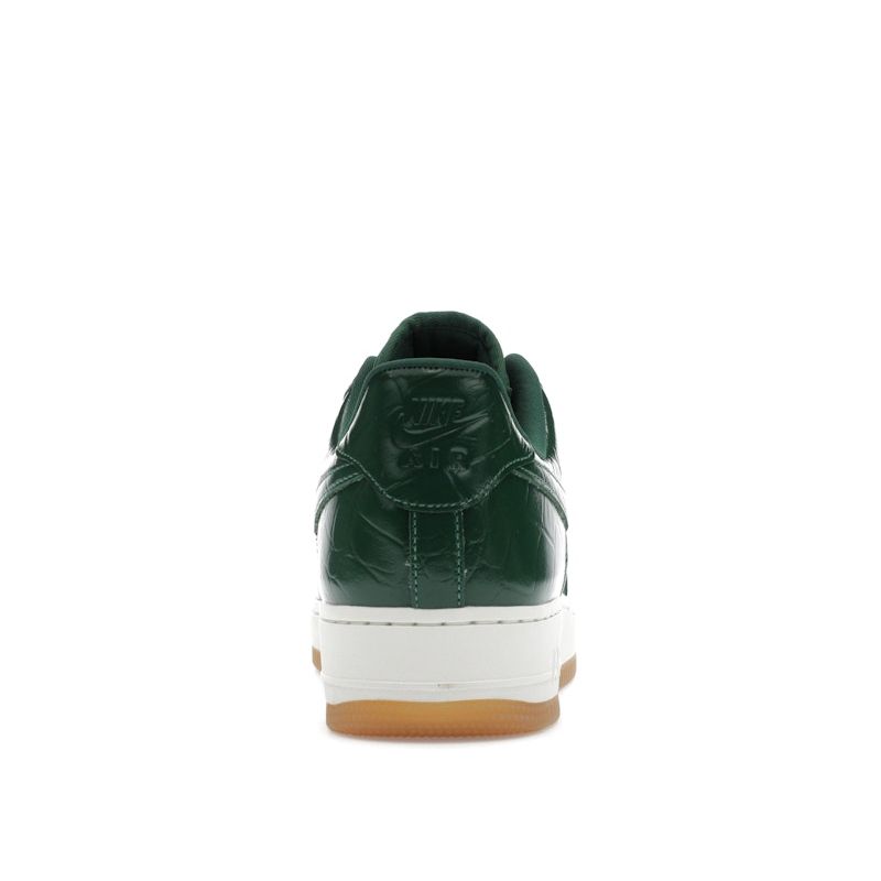 Nike Air Force 1 07 LX Gorge Green Croc Женские кроссовки Sail DZ2708-300
