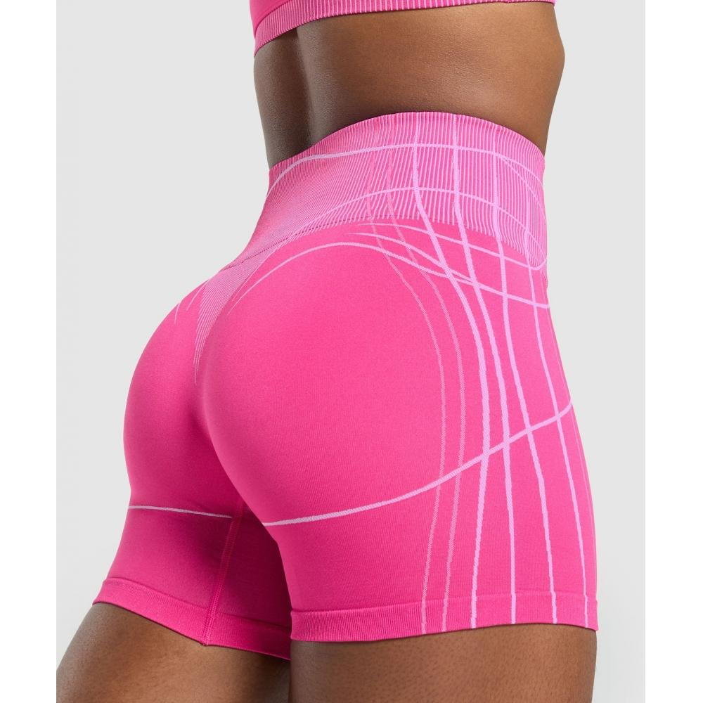 Gymshark Бесшовные шорты Apex Valley Pink Sour Pink B3b4p Kcsd