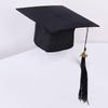 Premium Fabric Graduation Hat And Sash Set 2025 Customizable Hat With Medallions For College Graduate Event