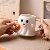 Pumpkin Ghost Halloween Water Cup Magic Phantom Pixie Mug Creative Coffee Mug Weird Couple Mug