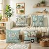 New Daisy Pillow Cover Polyester Printed Holiday Home Living Room Sofa Decorative Cushion Cover Cushion Cover