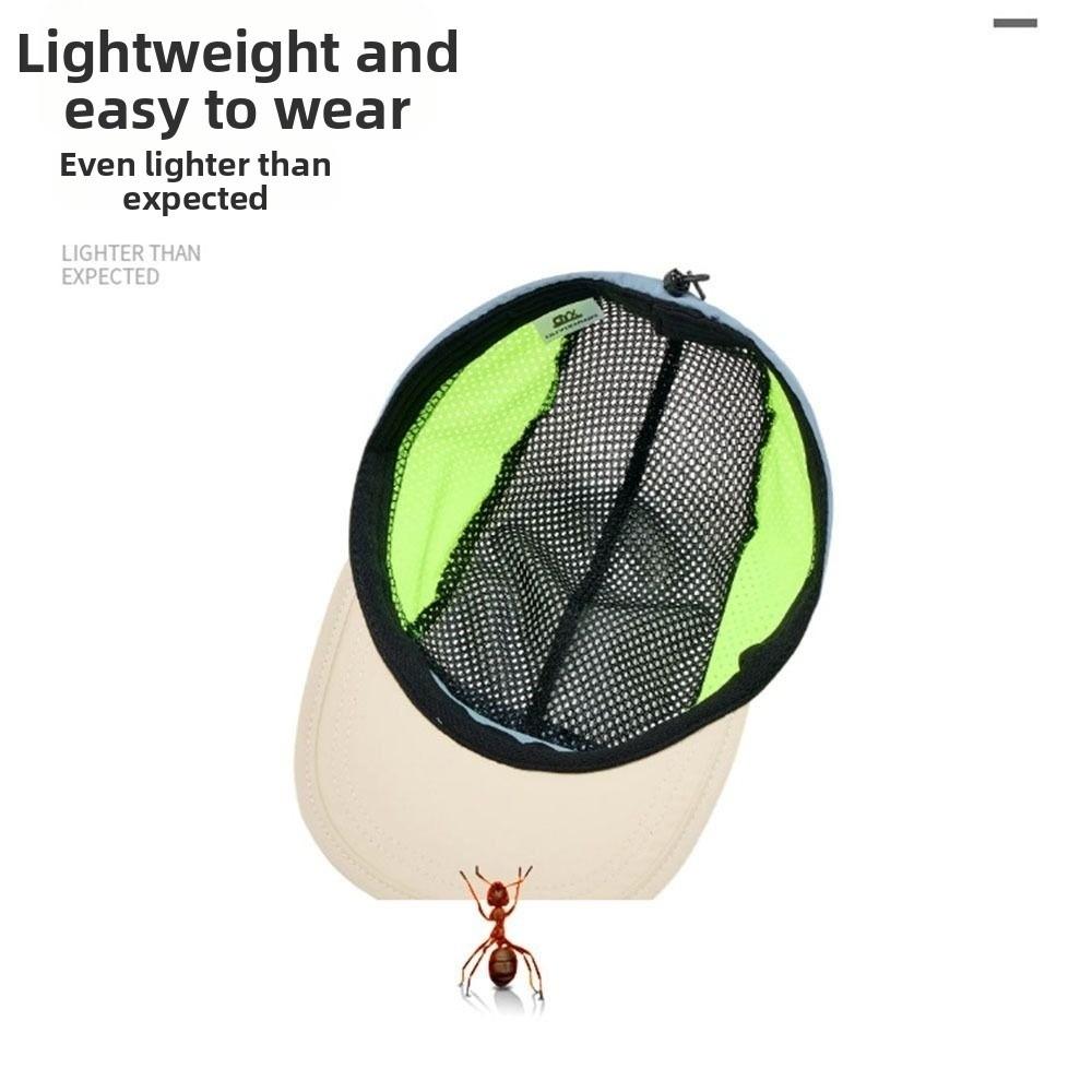 Breathable Peaked Caps Quick Drying Cycling Hats Simple Sun Hat Outdoor Camping Running