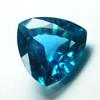CERTIFIED 7.37 Ct Natural Lite Blue Trillion Sapphire Rare and Unique Gemstone A-1