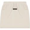 Fear of God Essentials SS22 Fleece Mini Skirt Women Skirts Wheat FOG-SS22-69