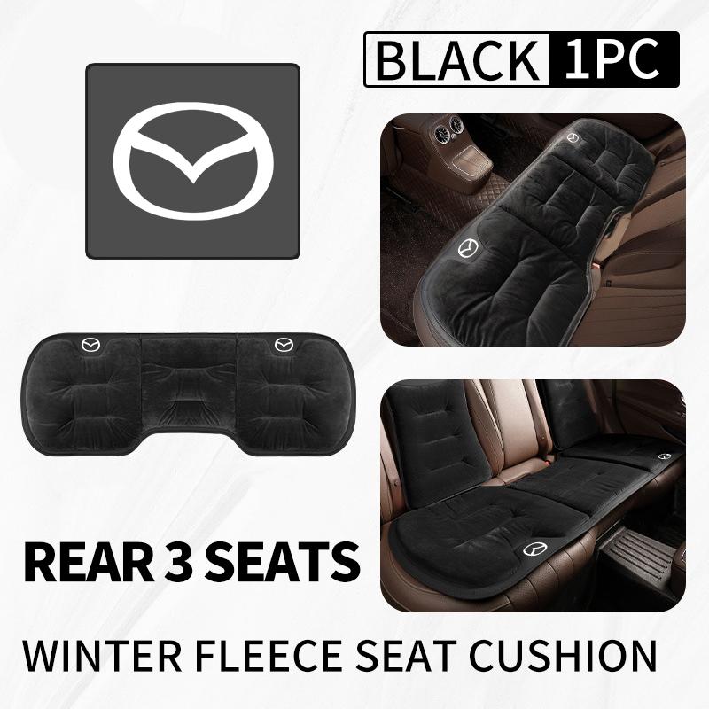 For Mazda Velvet Car Seat Cushion Winter Flannel Comfortable Auto Accessory 3 6 CX5 2 CX3 CX9 MX5 RX8 Axela Demio Atenza MS MG6