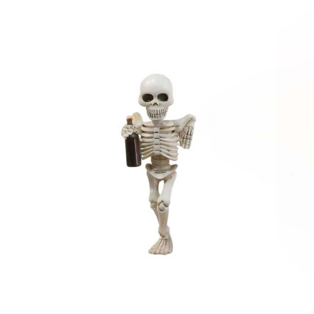 Miniature Skeleton Plant Pot Hugger Resin Flowerpot Edge Hanger Plant Lovers