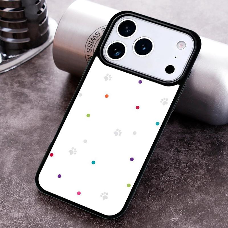 Dog Paw Phone Case For iPhone 17 16 15 14 13 12 11 Pro Max Plus 17Air Soft Silicone Cover