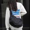 IELGY Waterproof Nylon Cloth Crossbody Dumpling Bag, Simple Sports Wind Large Capacity Casual Shoulder Tote Bag