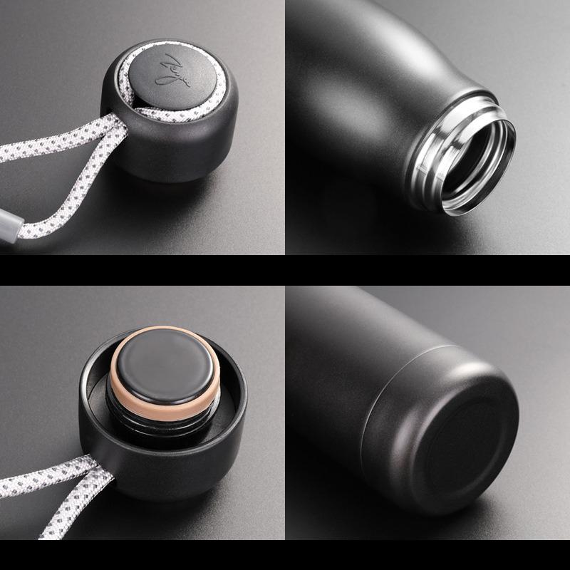 550ML Smart Thermos Bottle Portable Coffee Cup Ferrari Logo Insulated Mug For Mercedes Benz W205 E63 AMG W166 W246 W242 W176 GLE