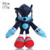 Shadow Hedgehog Plush Toy Soft Stuffed Animal Cartoon Doll Anime Figure Gift For Kids