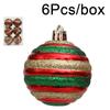 6 шт. вечеринка Рождественская домашняя елка Рождественская елка шары висячие украшения Декор свадьба