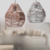 Hand Weave Lampshade Rattan Hanging Lamp Shade Cafe Hotel Light Cover Ceiling Pendant Fixture For Home Restaurant Decors
