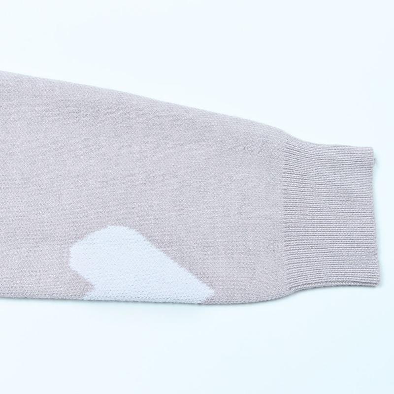 Women's Autumn and Winter Loose Love Crewneck Pullover Knit Sweater