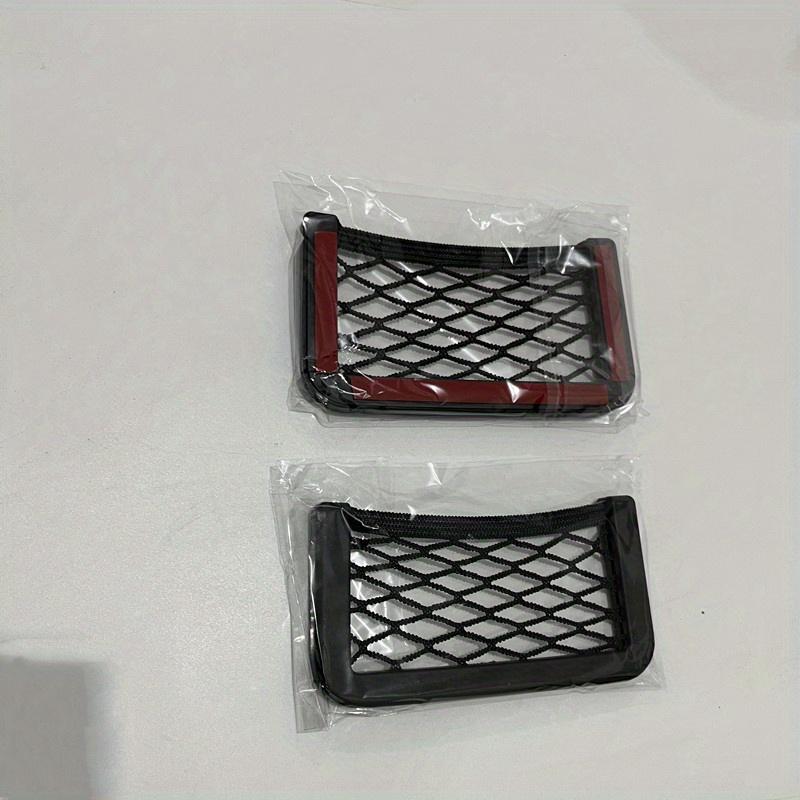 2 шт. Автомобильная сетчатая сумка, малого размера, многофункциональная, для хранения в автомобиле, автомобильный органайзер для различных предметов, автомобильная сетка для хранения