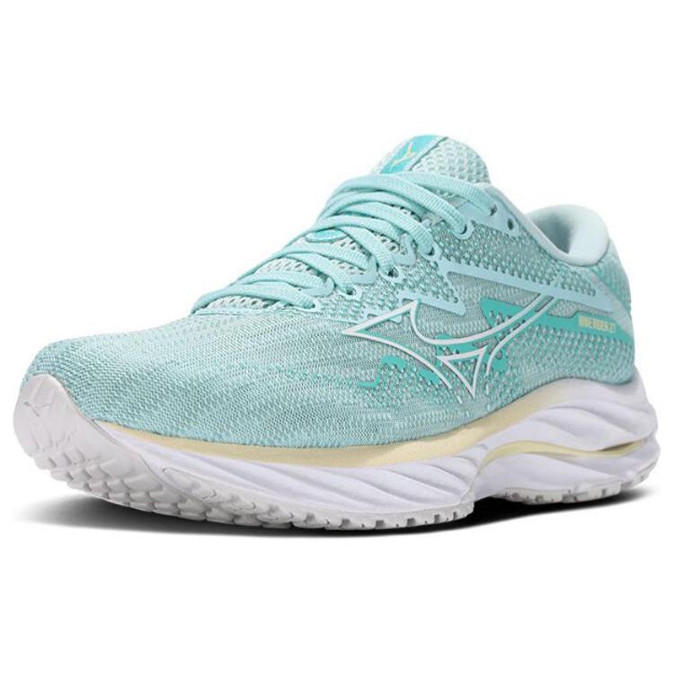 Mizuno Women's Wave Rider 27 Super Wide 'Light Green White' J1GC2308