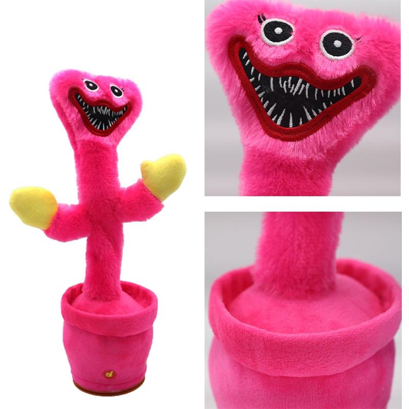 Poppy Playtime Huggy Wuggy Talking Cactus Plush Toy For Kids Interactive And Safe