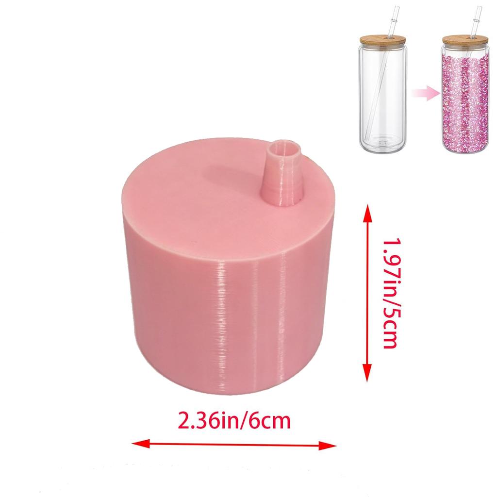 Upgraded Large Glitter Funnel Tool for DIY Snowglobe Cups & Tumblers, Essential Cup Making Accessories for Adding Craft Glitter