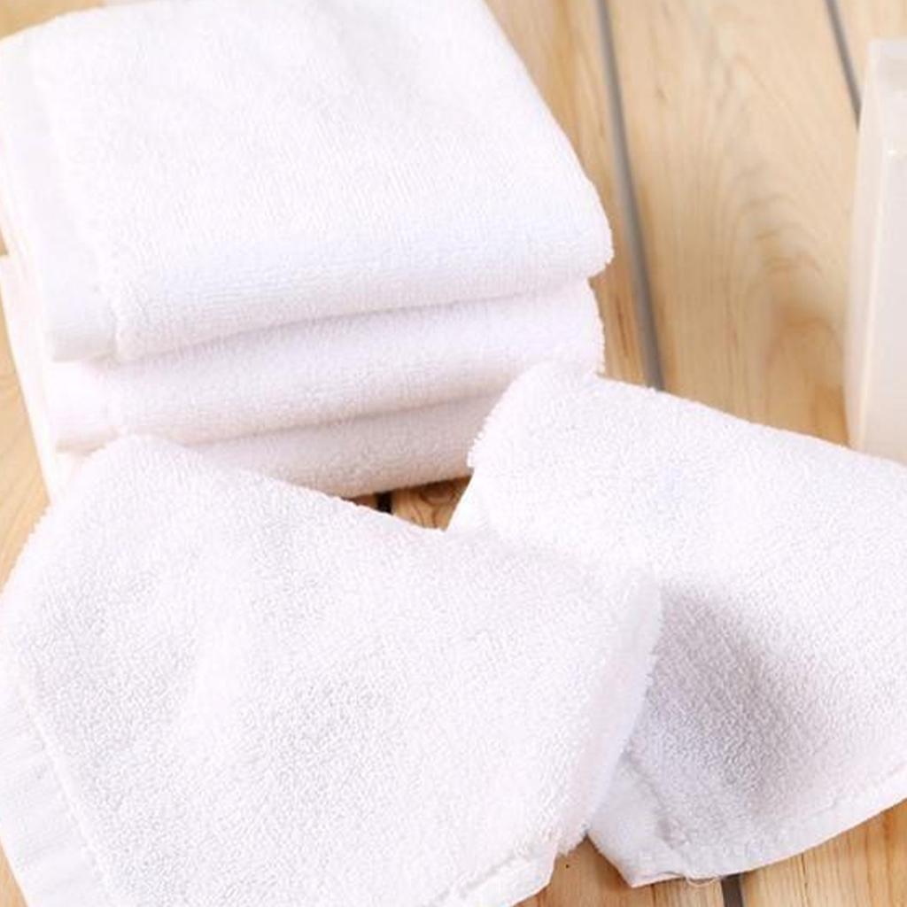 Soft Hotel Special Towel Thickened Pure Cotton White Square Towel Hand Cleaning Dishcloth