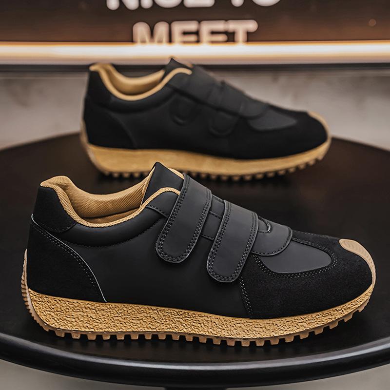 2025 Spring and Summer Men's New Retro Fashion Daily Casual Versatile Trend Velcro Flat Men's Shoes