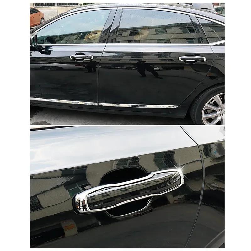 Car Upgrade Chrome Silver Chromium Styling Handle cover trim strip For Volvo XC60 XC90 S90 V90 2018-2025 Accessories