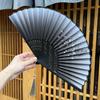 Folding Fan Floral Pattern Vintage Bamboo Fan Exquisite Hand Fan with Tassel for Daily Use Performance Decor