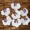 6pcs Silk Simulation Butterfly Orchid DIY Crafts Fake Flower Head  Wedding Ornamental