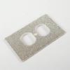 1pc Shiny Rhinestones Wall Plates Light Switch Wall Sticker, Decorative Cover Plate, Single Toggle Rhinestones Outlet Covers Wal