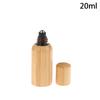 1 шт. 10/20/30/50/100 мл бамбуковая стеклянная роллерная бутылка с крышкой для эфирных масел, многоразовые флаконы для духов с роликовым шариком