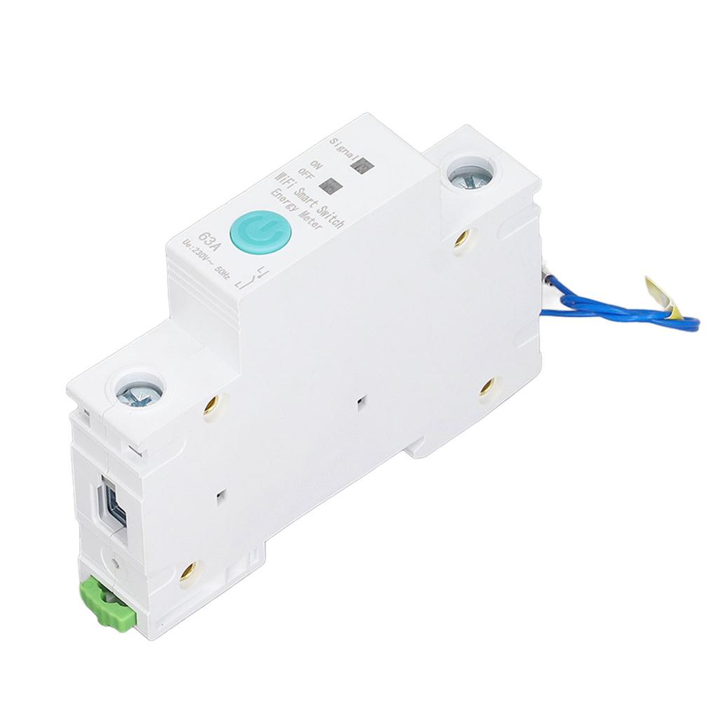 Wifi Smart Circuit Breaker Switch Energy Power Meter DIN Rail for Ewelink APP Wireless Control AC230