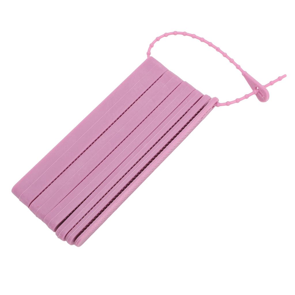 6Pcs Teether Stick Silicone Jaw Grading Bite Blocks Force Trainer Kit Speech Communication Aids Soft Purple